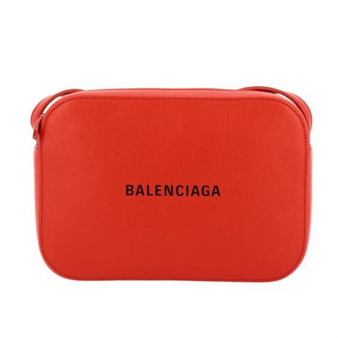 balenciaga vivid red camera bag cheap